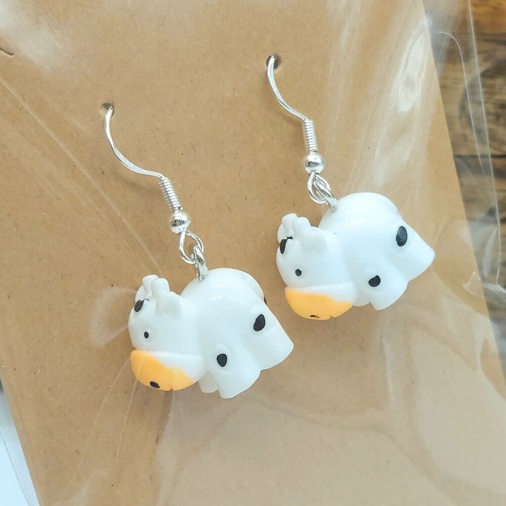 3D Cow Earrings Farmhouse Cottagecore Cottage